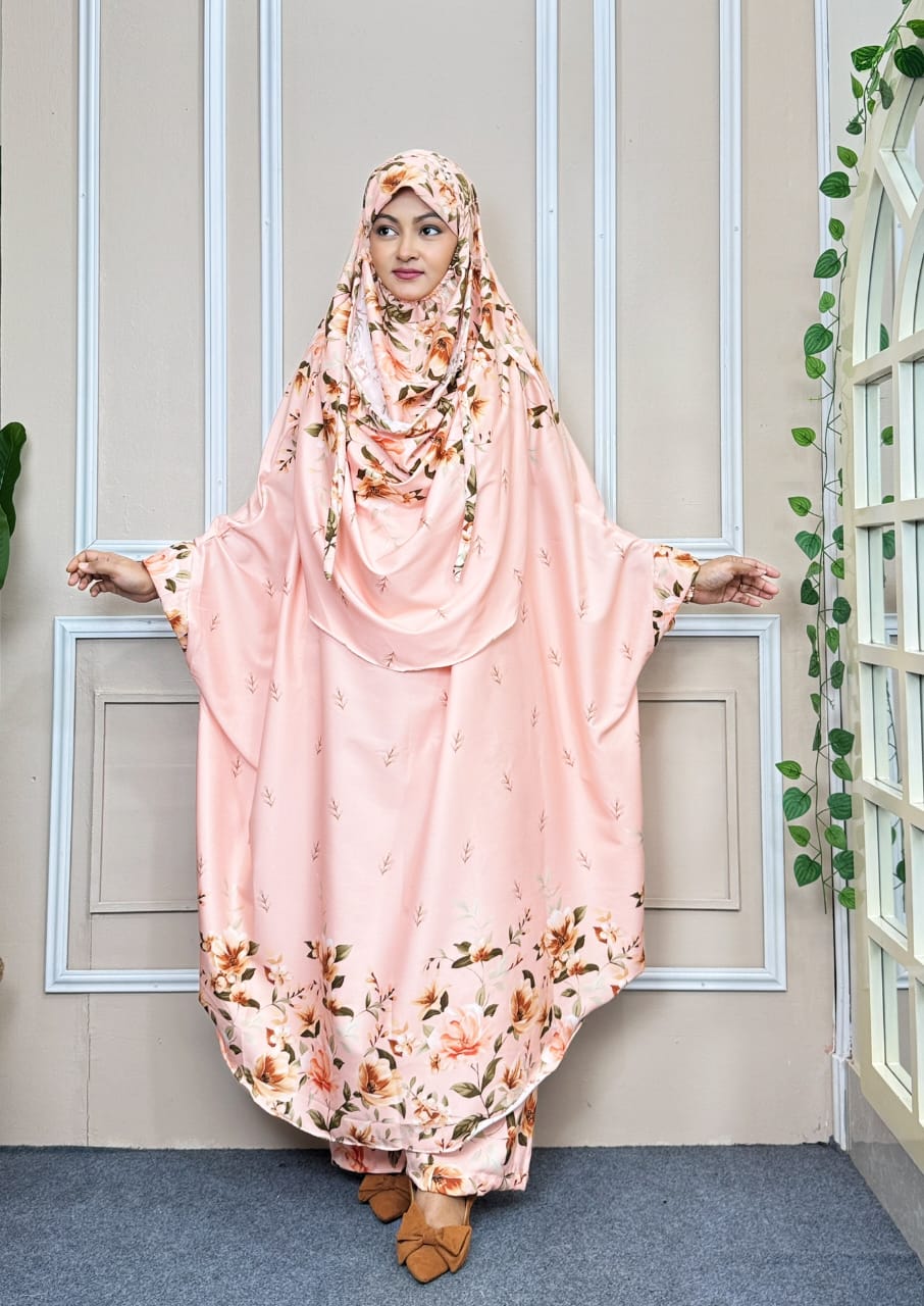 এলিগ্যান্ট আবায়া সেট – স্টাইল, কমফোর্ট ও পর্দার পারফেক্ট কম্বিনেশন