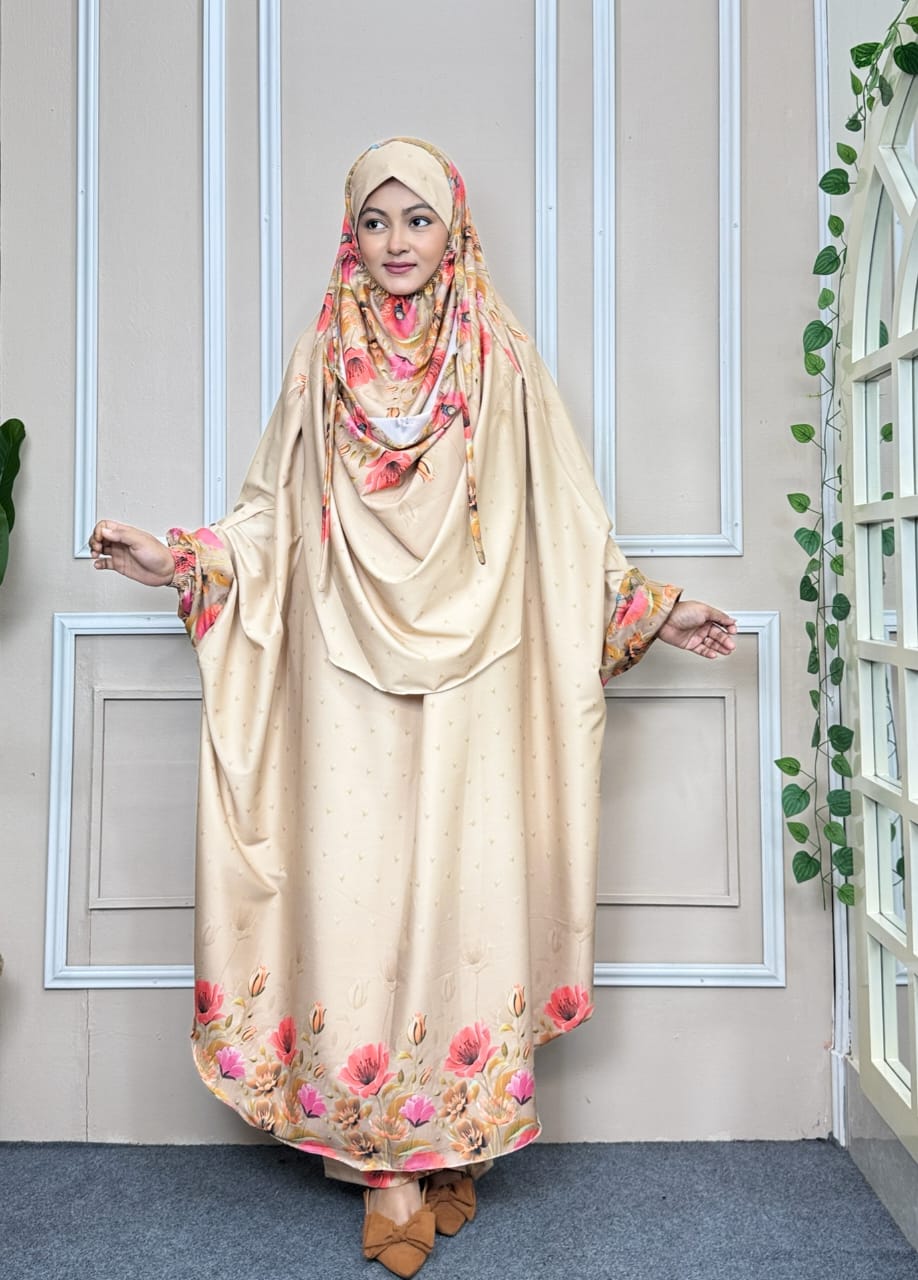 এলিগ্যান্ট আবায়া সেট – স্টাইল, কমফোর্ট ও পর্দার পারফেক্ট কম্বিনেশন