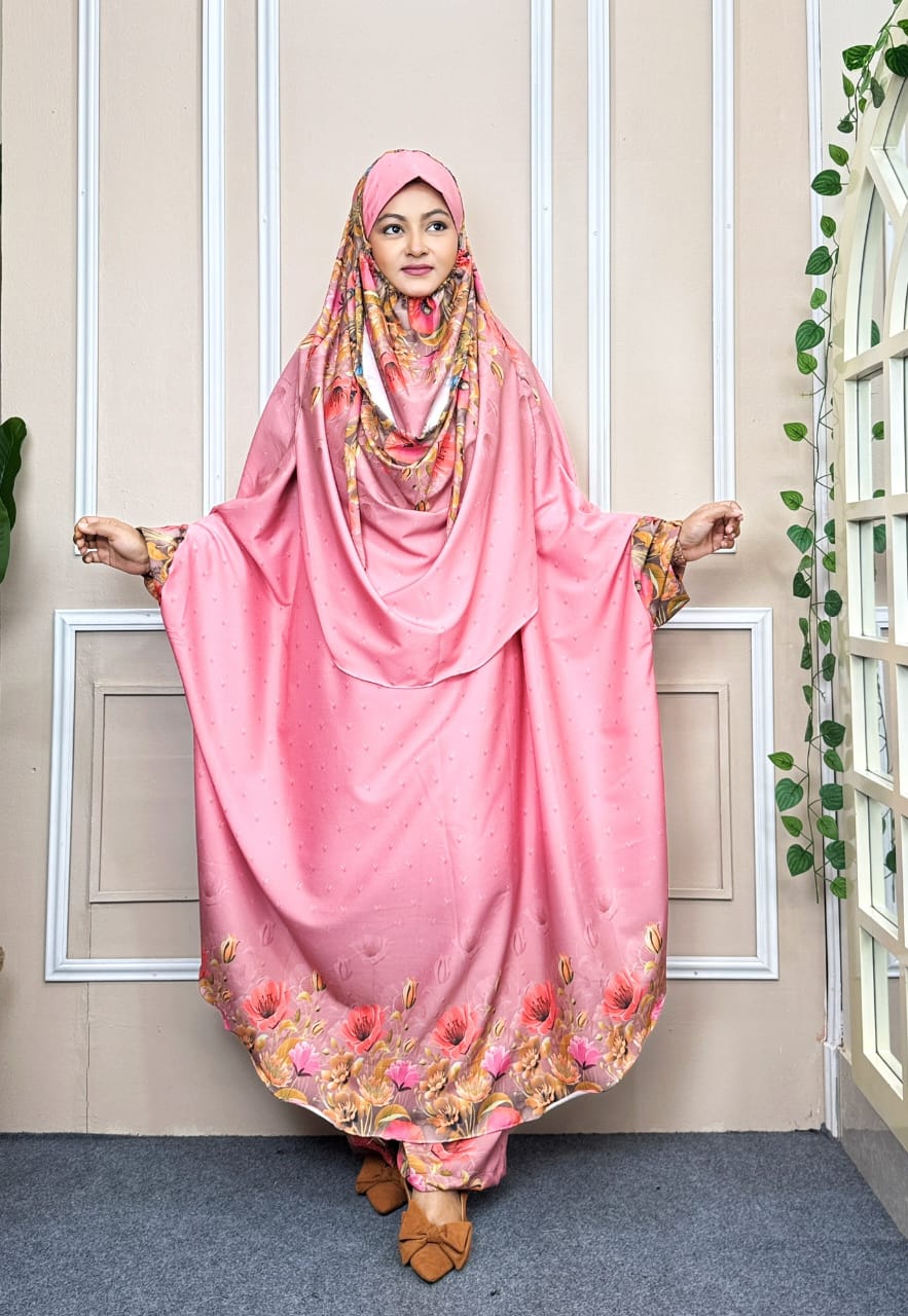 এলিগ্যান্ট আবায়া সেট – স্টাইল, কমফোর্ট ও পর্দার পারফেক্ট কম্বিনেশন