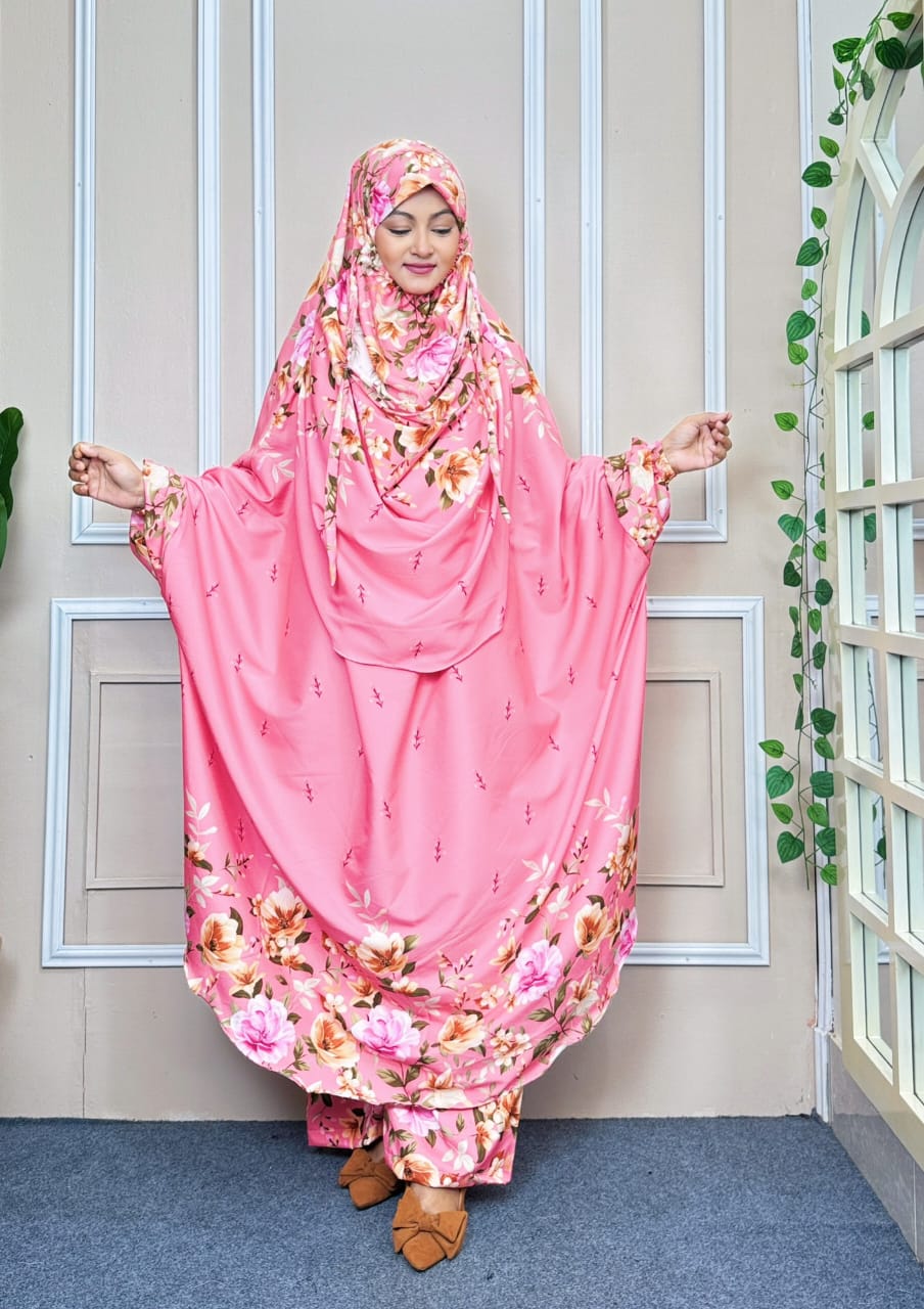 এলিগ্যান্ট আবায়া সেট – স্টাইল, কমফোর্ট ও পর্দার পারফেক্ট কম্বিনেশন