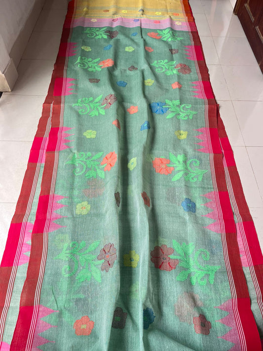 হাতের তৈরি অরিজিনাল মনিপুরী শাড়ি
