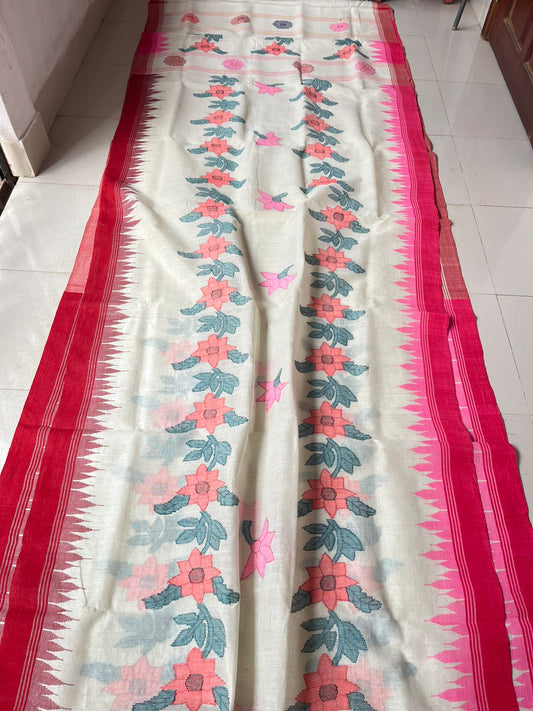 হাতের তৈরি অরিজিনাল মনিপুরী শাড়ি