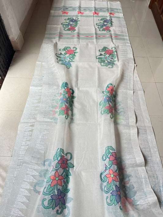 হাতের তৈরি অরিজিনাল মনিপুরী শাড়ি