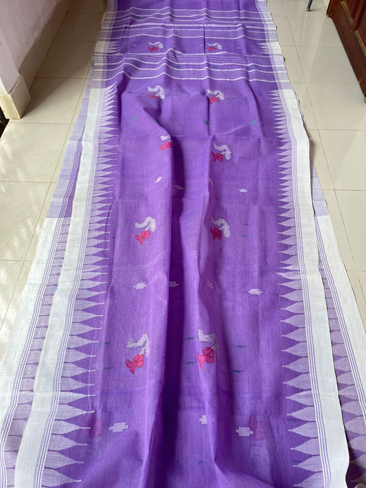 হাতের তৈরি অরিজিনাল মনিপুরী শাড়ি Cod - 3600