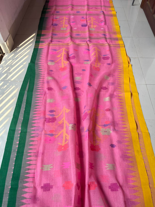হাতের তৈরি অরিজিনাল মনিপুরী শাড়ি Cod - 3606