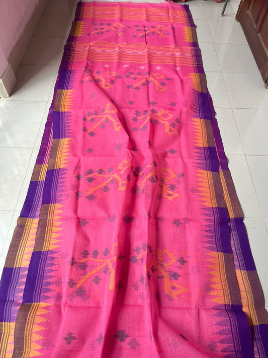 হাতের তৈরি অরিজিনাল মনিপুরী শাড়ি Cod - 3608