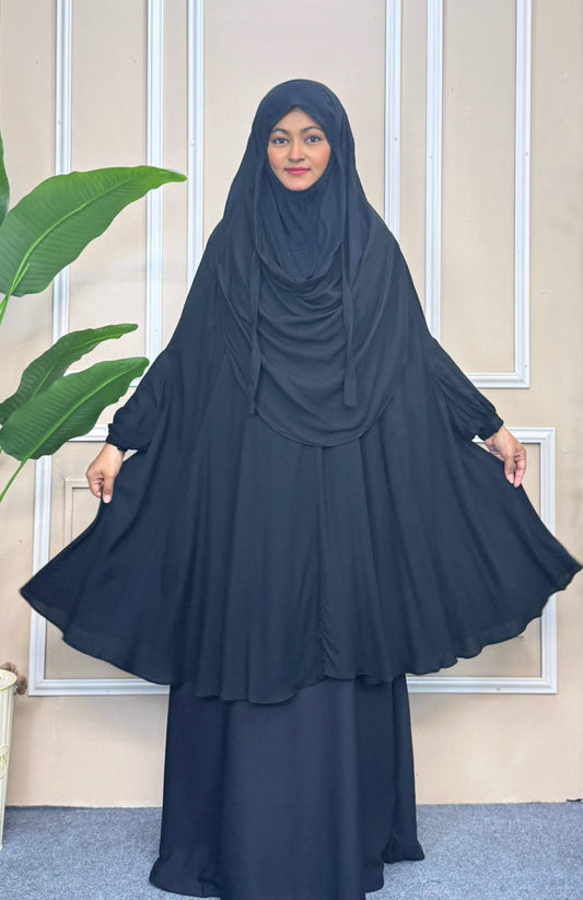 সুতি সেমি লং হিজাব