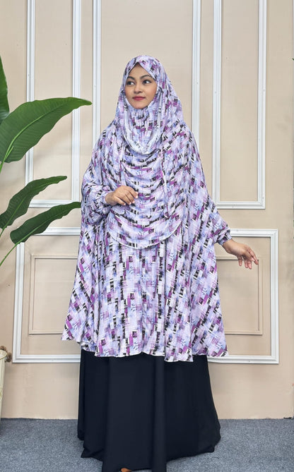 সুতি সেমি লং হিজাব