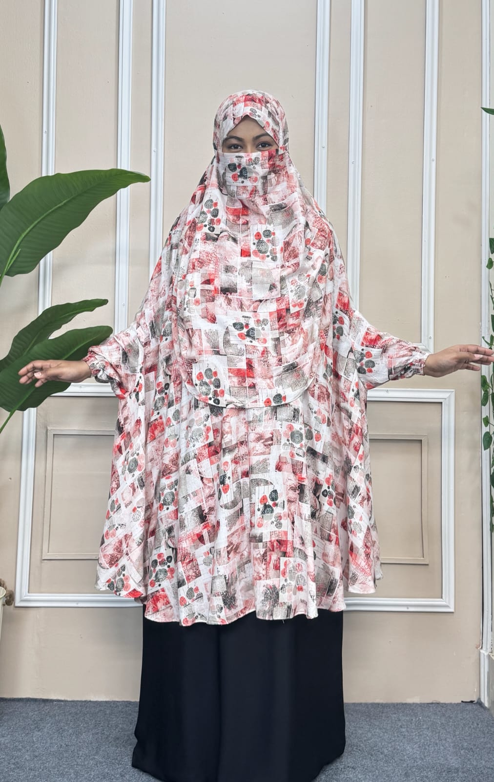 সুতি সেমি লং হিজাব