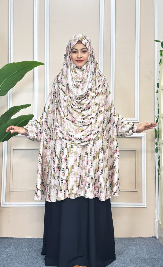 সুতি সেমি লং হিজাব