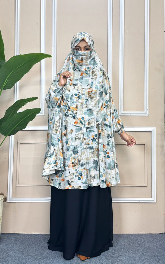 সুতি সেমি লং হিজাব